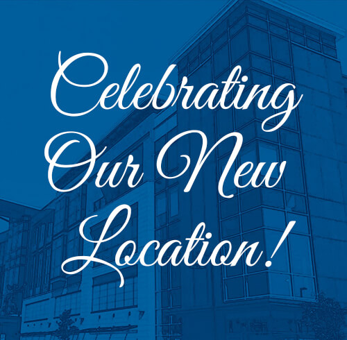 Image stating the celebration of a new location