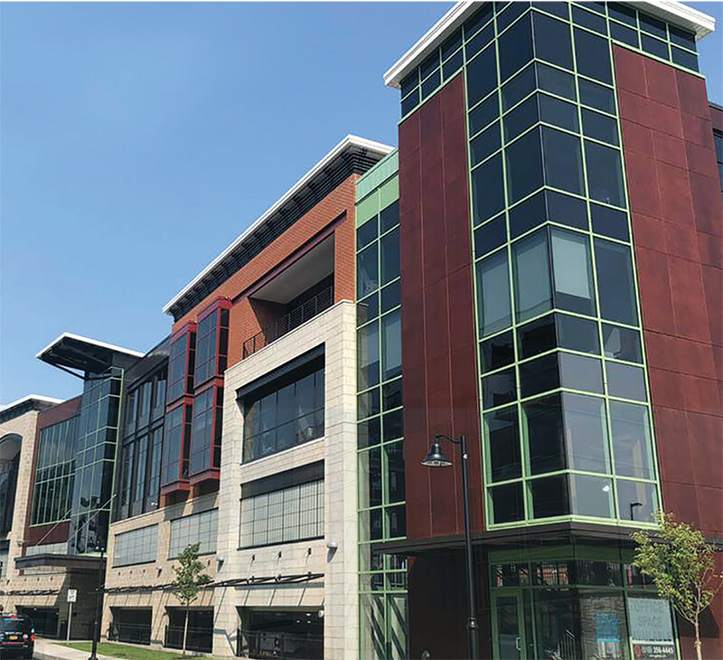 Modern buildings