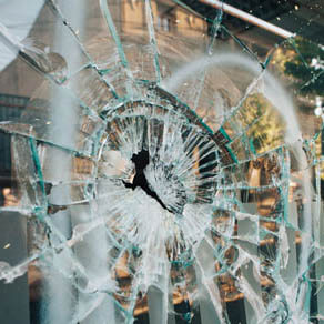 Broken window