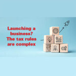 ocket launching from wood cube with business icon, Start-up, Creativity, Big idea, Business goals management, Investment on new project to wealth, Company strategy target, Sustainable financial plan