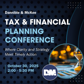 Dannible & McKee Tax & Financial Planning Conference image