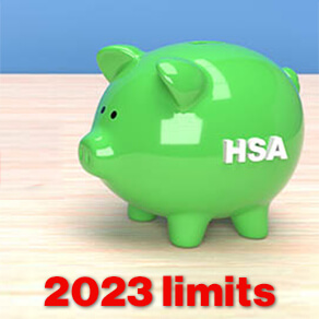 Green piggy bank with the words