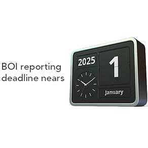 January 1, 2025 date on the flip clock calendar, animation 3D rendering